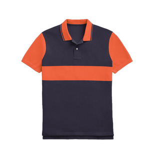 Camiseta de Manga Corta para Hombre, Estilo Casual Elegante, Antiarrugas, Lisa, Mezcla de Algodón, Tejido Jersey, 220g, Ligera, para Vacaciones de Verano - Product Image 1