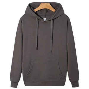 Sudadera con Capucha Personalizada de Felpa de Algodón Grueso, Unisex, Lisa, Oversize, Estilo Urbano, para Hombre - Product Image 5