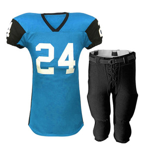 Ensemble d'uniformes de football américain SANGLASPORTS d'origine, respirant, à manches courtes, grandes tailles, tailles personnalisables, 100% - Product Image 6