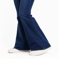 Jean en denim taille haute pour femme, coupe droite ample, respirant et confortable, idéal pour l'été et le quotidien, style vintage, élégant et décontracté, bas large