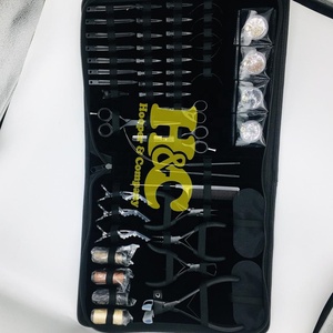 Nuevo Diseño Profesional: Kit de Pinzas para Extensiones de Cabello Negro - Acero Inoxidable de Grado Quirúrgico, Cómodo para Uso Comercial, Micro Bread - Product Image 5