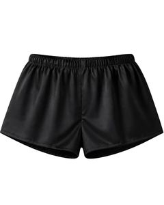 ชุดนอนเซ็กซี่ผ้าซาตินสีดำ แต่งลูกไม้ เสื้อสายเดี่ยว กางเกงขาสั้น ชุดนอนผู้หญิง ชุดนอนผ้าไหมนุ่ม ชุดนอนฤดูร้อน ชุดลำลองสองชิ้น - Product Image 4