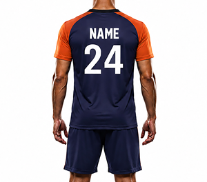 Camiseta de Fútbol Unisex, Jersey de Fútbol con Estampado Digital, Jersey de Fútbol Clásico Premium, Material de Spandex/Poliéster, Patrón Geométrico - Product Image 3
