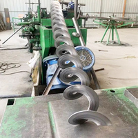 Yüksek kaliteli hidrolik sürekli sarmal Spiral vida uçuş bıçağı soğuk haddeleme makinesi
