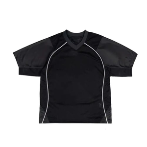 เสื้อฟุตบอลผู้ชายแบบใหม่สั่งทำได้ ขายส่ง เสื้อผ้ากีฬากลางแจ้งสำหรับฝึกซ้อม ระบายอากาศ แห้งเร็ว ผ้าฝ้าย 100% - Product Image 6