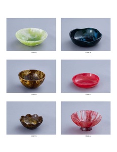 Oval Decorative Resin <b>Plate</b> With Tortoiseshell Pattern Vintage Design Style Dishware Tableware Uses Resin Dish Latest Style - Product Image 3