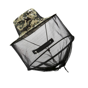 Sombrero de Camuflaje de Alta Calidad con Visera de Malla con Cremallera, Transpirable, para Apicultura, para Adultos y Trabajo en Apicultura al Aire Libre - Product Image 3