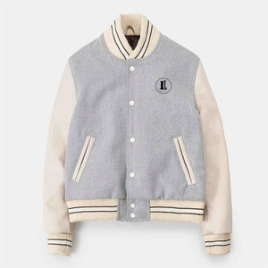 Modern Winter Casual Men's <b>Letterman</b> <b>Jacket</b> with Soft Cotton Lining Breathable Design Front Logo High Quality Stitching - Product Image 1