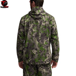 Veste softshell à capuche pour homme, haut de gamme, imperméable, entièrement zippée, en polyester, résistante aux intempéries, pour la chasse, la randonnée et le camping - Product Image 4