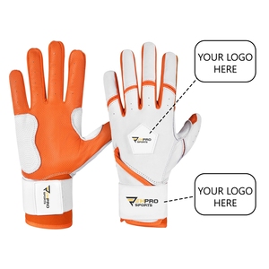 Gants de frappe pour baseball et softball, cuir/polyester de qualité supérieure, support de poignet ambidextre, gants de sport pour adultes REHPRO SPORTS - Product Image 3