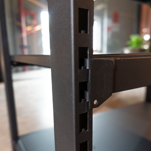 Estante de Exhibición Metálico Ajustable de 4 Niveles Sin Pernos |   Estantería Resistente |   Servicio OEM Aceptado |   Fábrica OEM en Vietnam - Product Image 5