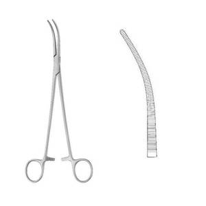 Pinza Hemostática Quirúrgica con Mandíbula Curva para Hemostasia, Instrumento Manual con Certificación CE, Clase I - Product Image 2