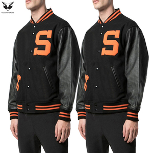 Vestes universitaires en cuir PU pour hommes, confortables et très vendues, vêtements de mode masculine de la plus haute qualité - Product Image 6