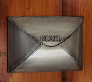 Buzón de Correo Metálico Decorativo de Pared o Independiente, Resistente al Óxido, con Acabado en Polvo, Acceso Frontal, Diseño Unicornio - Product Image 1