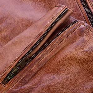 Nouvelle veste de motard en cuir noir pour homme, très vendue, avec design matelassé, veste de moto en cuir véritable pour homme - Product Image 4