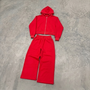Wholesale Custom Autumn Breathable Plus Size Maternity Blank Plain Solid Color Tracksuit <b>Men</b> Sweatpants Shorts Hoodie Set for - Product Image 3