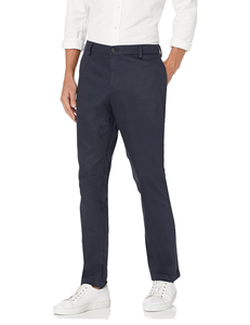 Pantalones de Vestir Casuales para Hombre, Marca Shinesia, de Alta Calidad, Corte Slim Fit, Cintura Media, Pierna Recta, Ligeros, Elásticos, Teñido Liso, Ecológicos - Product Image 1
