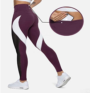 2022 Fashion Trending High Waist Women's Yoga <b>Pant</b> <b>Mesh</b> Workout Gym Leggings Set Scrunch Butt Fitness Wear Tights For Womens - Product Image 4