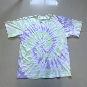 Nueva Camiseta de Moda Primavera con Estampado Tie-Dye, Transpirable, de Felpa, Informal, Ecológica, Anti-Pilling, 100% Algodón, Manga Corta - Product Image 2