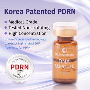 Dr.Innoderm penguat kulit PDRN Korea, ampul Salmon DNA Serum kuat memperbaiki rumah perawatan mencerahkan Anti Penuaan MTS terapi - Product Image 2