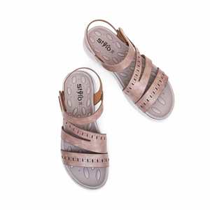 PU0334รองเท้าแตะส้นสีเทาอย่างเป็นทางการ - Product Image 1