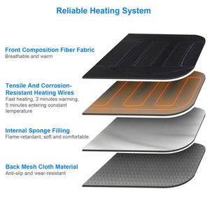 Coprisedile Riscaldato per Auto 12V con Controllo della Temperatura Regolabile, Cuscino Termico per Auto, Camion, Furgoni, SUV e Altri Veicoli - Product Image 2
