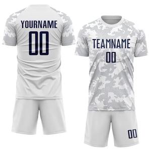 Uniforme de Fútbol Personalizado por Sublimación, Conjunto de Camiseta y Pantalones Cortos con Diseño de Salpicaduras de Pintura, Nombre y Número del Equipo Personalizados, Ropa de Entrenamiento Transpirable - Product Image 4