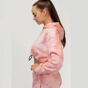 Sudadera con Capucha Corta de Invierno para Mujer, Personalizada, 100% Algodón, con Bolsillos y Manga Larga - Product Image 2