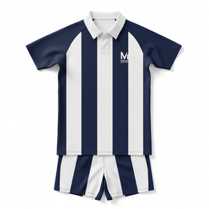 ชุดยูนิฟอร์มรักบี้แบบซับลิเมชั่นประสิทธิภาพสูง แห้งเร็ว ระบายอากาศได้ดี ผลิตจากโพลีเอสเตอร์ สำหรับผู้ชาย ชุดเสื้อเจอร์ซีย์รักบี้ ขายตรงจากโรงงาน - Product Image 1