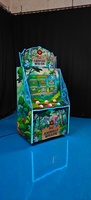 Machine de jeu d'arcade à monnayeur Animal Whack avec cabinet en bois de 32 pouces, machine à tickets de rédemption, prise en charge de l'anglais, prise EU 230V, 300W