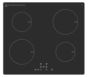 Table de cuisson électrique vitrocéramique multifonction intégrée à commande par bouton, 4 brûleurs, panneau en céramique, CE CB ROHS, 2000W x 4, pour extérieur - Offre Spéciale - Product Image 5