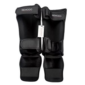 Protector de Piernas de Cuero de Alta Calidad para Hombre, para MMA, Muay Thai, Jiu-Jitsu, Karate, con Logotipo Personalizado del Club o Equipo, Sublimado y de Compresión - Product Image 2