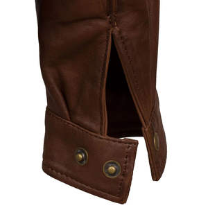 Chaqueta de Lona y Cuero Premium para Hombre, con Logotipo Frontal, Impermeable, Resistente al Viento, Ecológica, Transpirable, de Alta Calidad, Duradera y Elegante - Product Image 5