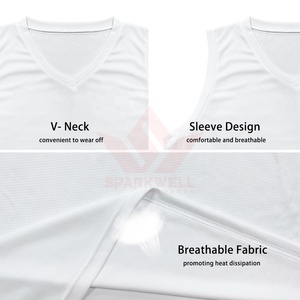 Camiseta de Baloncesto Personalizada Rosa y Blanca, Cuello en V, Sin Mangas, Nombre del Equipo y Número Sublimados, Poliéster Transpirable, Ropa Deportiva Unisex para Adultos - Product Image 6
