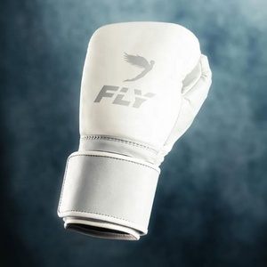Guantes de Boxeo de Piel Genuina FLY Rojos Personalizados con Bordado, para Sparring, Kickboxing, Entrenamiento, Fairtex, Transpirables, Antideslizantes - Product Image 4