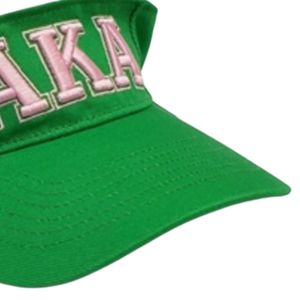 Gorra con Visera Verde con Letras AKA Bordadas, Gorra con Visera Ajustable, Gorro Deportivo Informal para Exteriores - Product Image 5