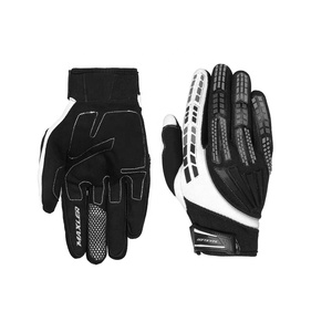 Gants de moto en cuir courts et personnalisés pour l'hiver, pour la course et la protection, style tendance pour la moto tout-terrain - Product Image 1