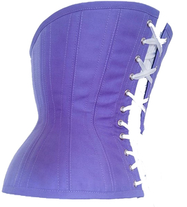 Corset en satin rose pour femme, gaine amincissante à maintien ferme, avec fermeture à agrafes, respirant, pour usage quotidien, taille adulte - Product Image 3
