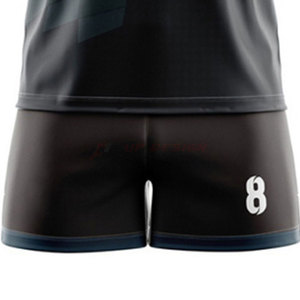 Nouveautés - Vêtements de sport - 100% polyester respirant - Uniforme de rugby par sublimation - Unisexe - Meilleur prix - Dernier design tendance - Product Image 4