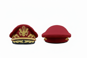 Modern Uniform Apparel Peak <b>Cap</b> Soft Fabric Wool Blend Visor <b>Hat</b> Custom Embroidery Adjustable Professional Wear Accessory <b>Caps</b> - Product Image 4