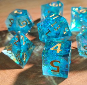 Ensemble de dés en résine haut de gamme pour jeux de table professionnels DND RPG – Fournitures de jeu en gros - Product Image 4