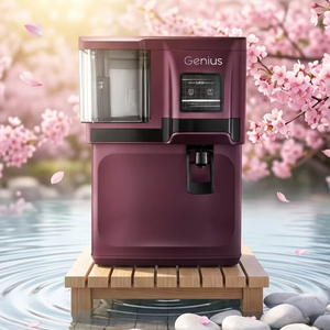 Sistema Purificador de Agua GENIUS MAROON con Tecnología RO, UV, UF, Cobre, Zinc, Alcalina, TDS, Purificador de Agua 100% de Plástico de Grado Alimenticio - Product Image 1