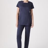 Ensemble de gommages spa personnalisés, uniforme élégant pour esthéticiennes, vêtements de travail tissés pour hôpitaux et cliniques
