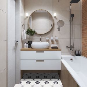 20 Pezzi Piastrelle Autoadesive in PVC 7,9 X 7,9 Pollici, Impermeabili e Antiscivolo, Strisce per Pavimenti in Plastica Autoadesive - Product Image 4