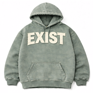 Sudadera con capucha extragrande para hombre, estilo vintage, lavado ácido, de algodón grueso, estilo urbano, resistente, cálida para invierno, estilo casual. - Product Image 3