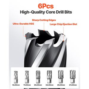 Trapano Magnetico Portatile 1300W a Basso Profilo con Diametro di Foratura 1.4, Potenza 2248 Lbf, Velocità 650 RPM - Product Image 4
