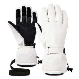 En stock, gants de ski coupe-vent, couleur unie, gants de ski pour adultes, gants de ski professionnels, dernier design - Product Image 1
