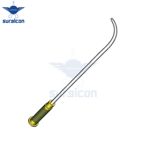 Disector de Senos Silverstein de 30 cm, 10 mm de Diámetro, Curva de 4 cm, Acero Inoxidable, Instrumento Quirúrgico Reutilizable para Senos - Product Image 6