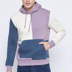 Mens Oversized Hoodie <b>Thick</b> <b>Fleece</b> Breathable Long Sleeve Fashion Pocket Sweatshirt Casual Daily Wear with Custom Design - Product Image 4