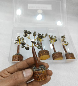 Wholesale Natural Best Quality Healing Pyrite Gemstone Baby <b>Tree</b> Crystal Raw Baby <b>Tree</b> Gift <b>Box</b> Looking So Pretty - Product Image 6
